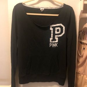 Pink off shoulder sweater